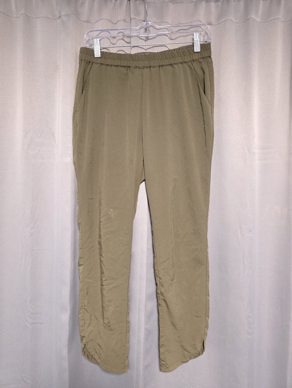 Marine Layer Olive Green Elastic-Waist Joggers Women's Small